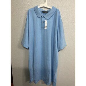 Member’s Mark Stretch Pique Polo, Classic Fit X-Large, Blue Brand New With Tags